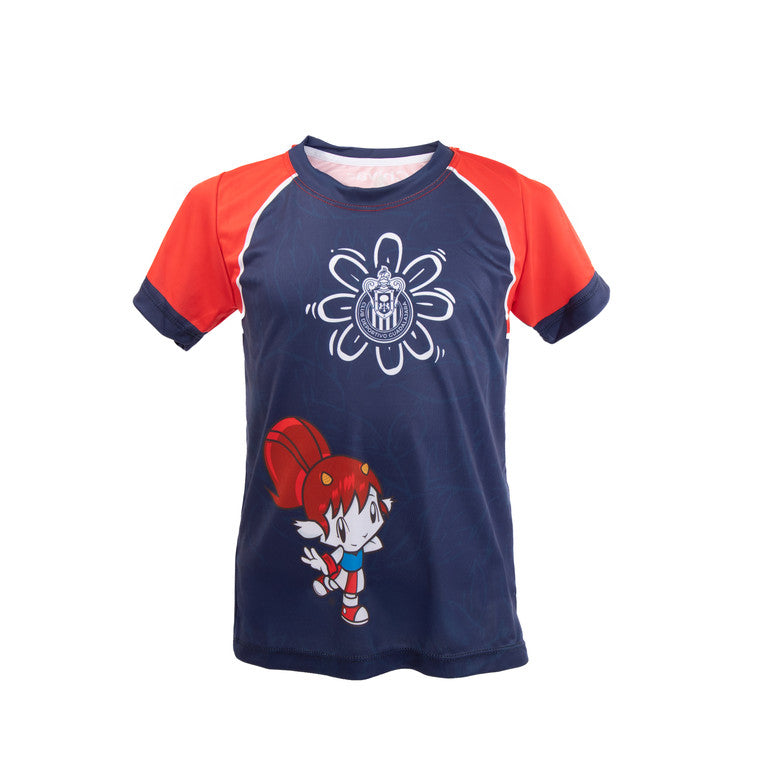 Playera Bicolor Chivita Niña