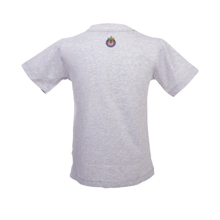 Playera Cancha Chivas 1906 Gris Niño