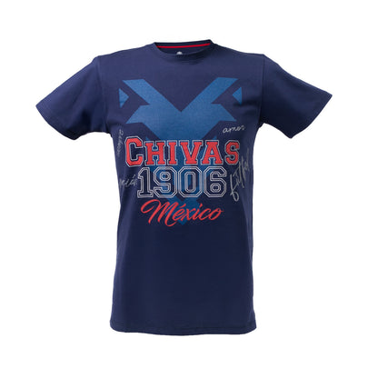 Playera 1906 Chivas Azul