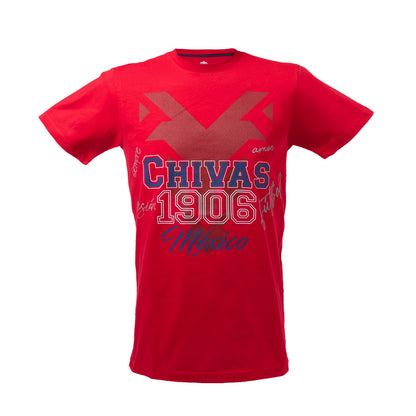 Playera 1906 Chivas Roja