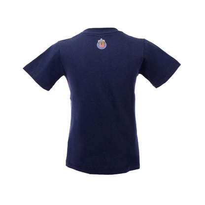 Playera Chivas Mx Azul Niño