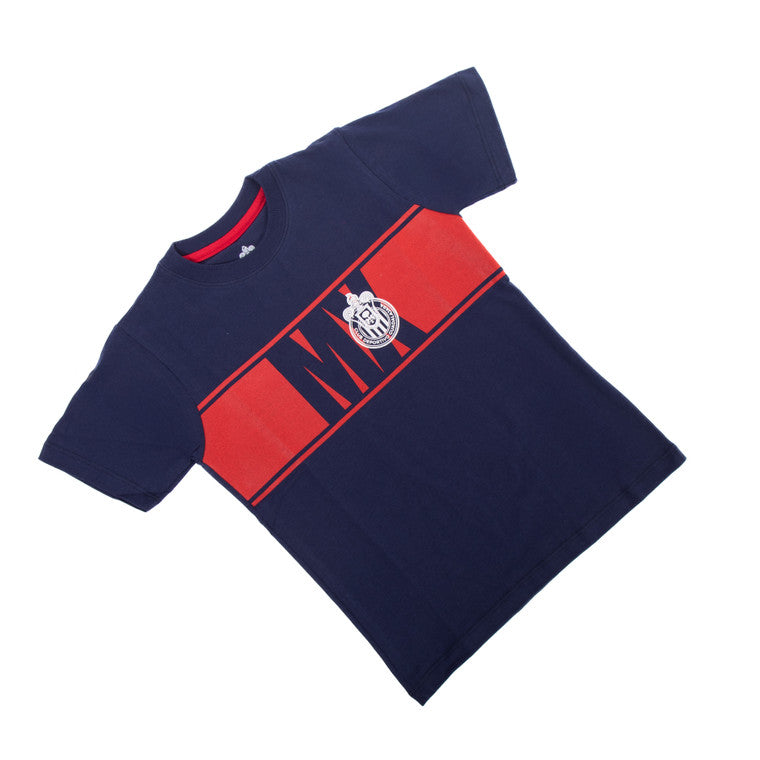 Playera Chivas Mx Azul Niño