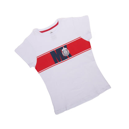 Playera Chivas Mx Blanca Mujer