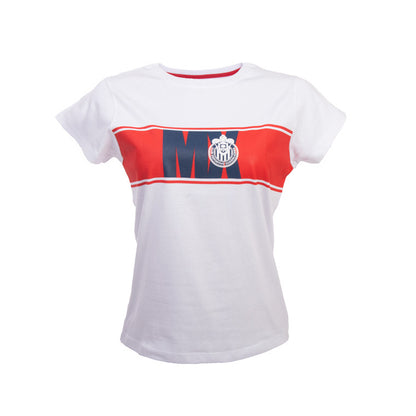 Playera Chivas Mx Blanca Mujer