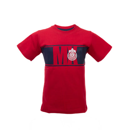 Playera Chivas Mx Roja Niño