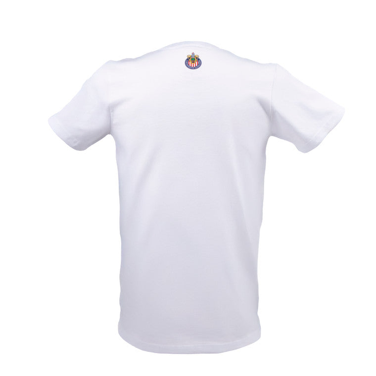 Playera Chivas Vertical Blanca