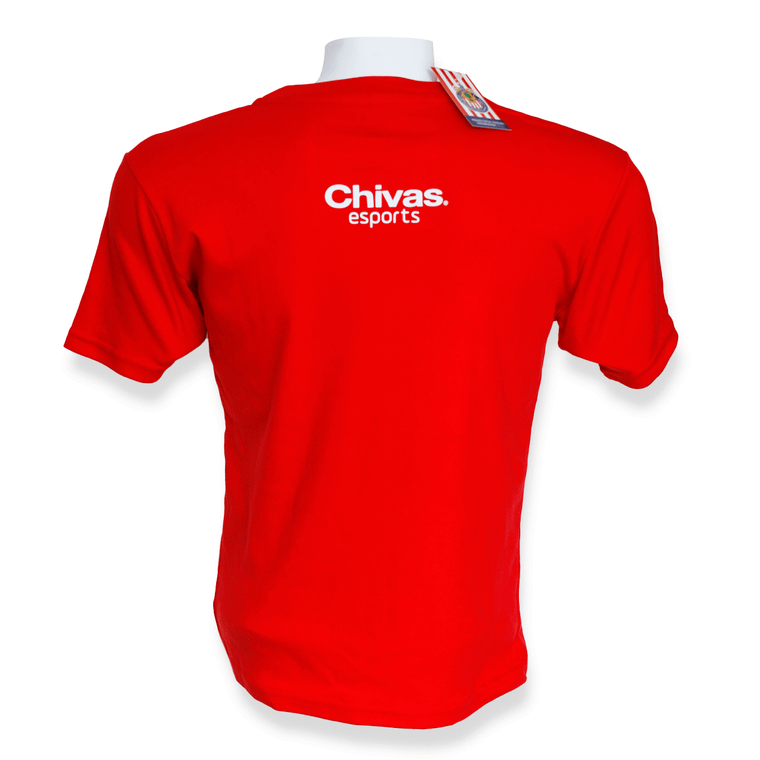 Playera Estampada Chivita Esports Roja