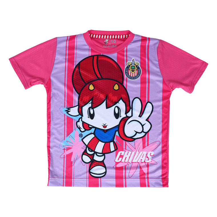 Playera Chivita Niña Rayas Bebés