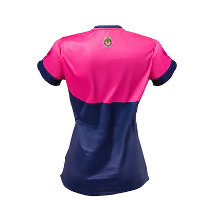 Playera Mujer Azul Y Rosa I Love Chivas