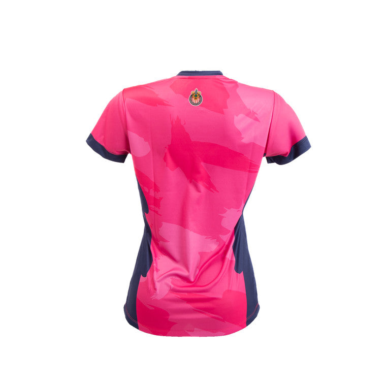 Playera Fiusha Para Dama Love Chivas