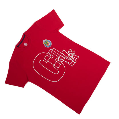 Playera Letras Chivas Roja
