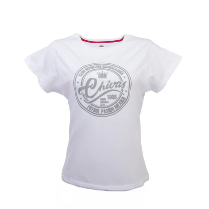 Playera Sello Chivas Blanca Mujer