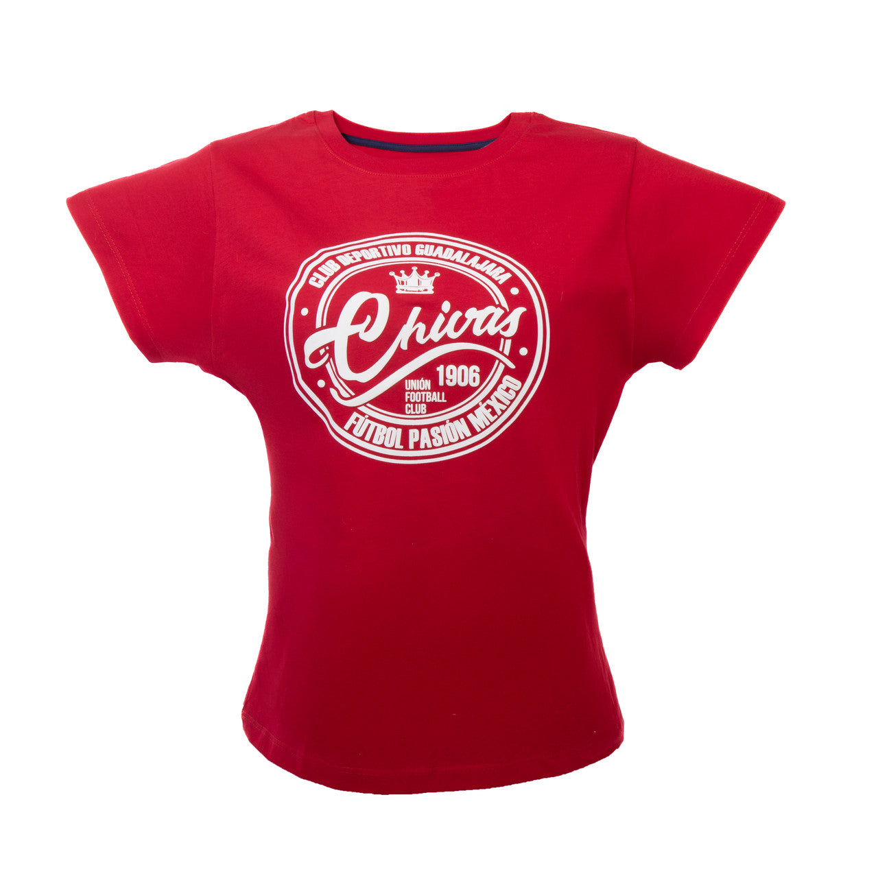 Playera Sello Chivas Roja Mujer