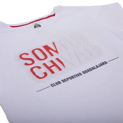 Playera Somos Chivas Blanca Mujer
