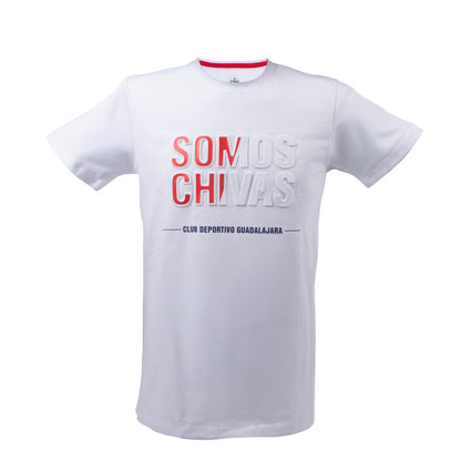 Playera Somos Chivas Blanca