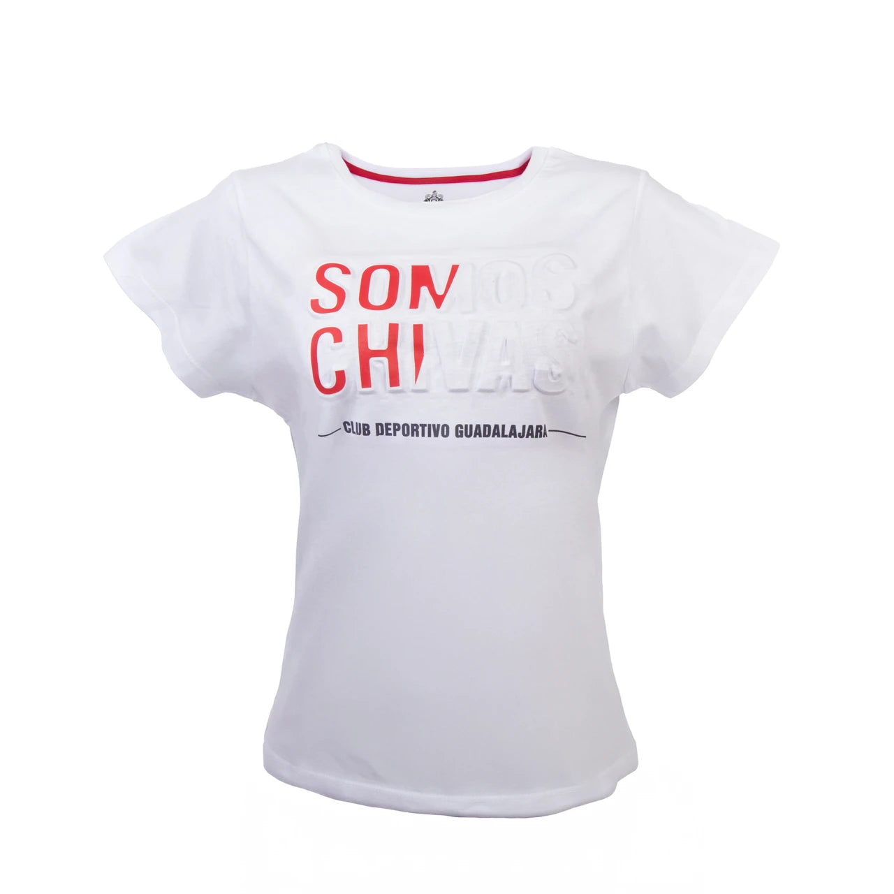Playera Somos Chivas Blanca Mujer