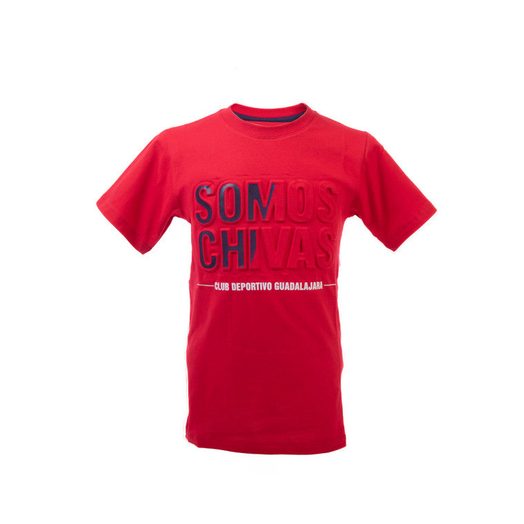 Playera Somos Chivas Roja Niño