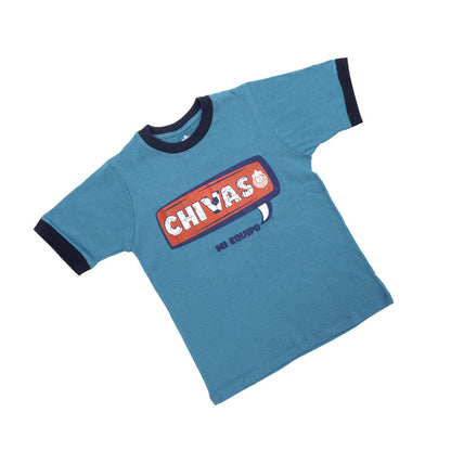 Playera Azul Chivas Mi Equipo Para Niño