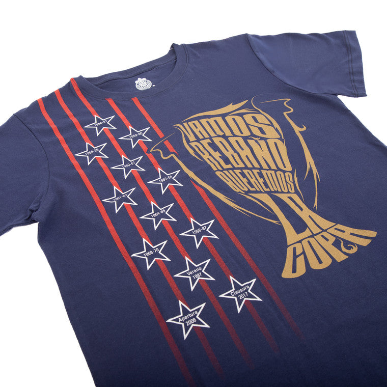 Playera Azul Copa Rebaño Chivas