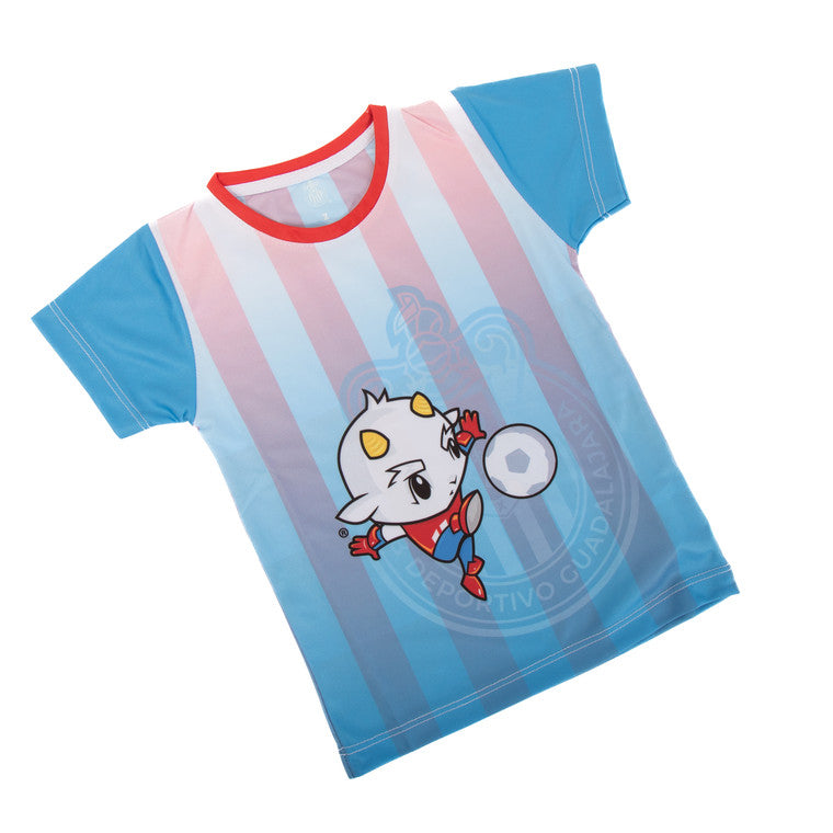 Playera Bebé Azul Degradado Chivito