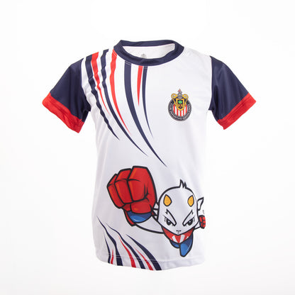Playera Blanca Chivito Súper Para Niño