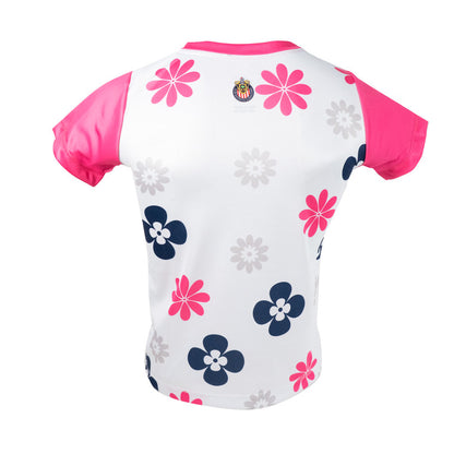Playera Flores Chivita Para Niña