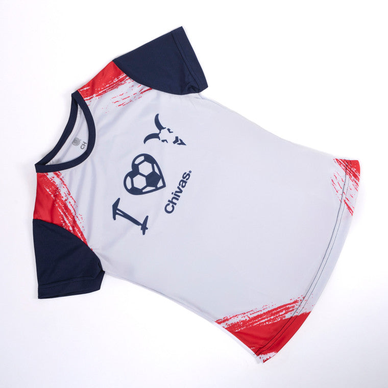 Playera Mujer Dama Texturas Love Chivas