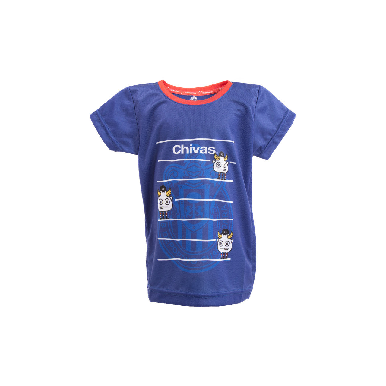Playera Bebe Azul Chiva Monster