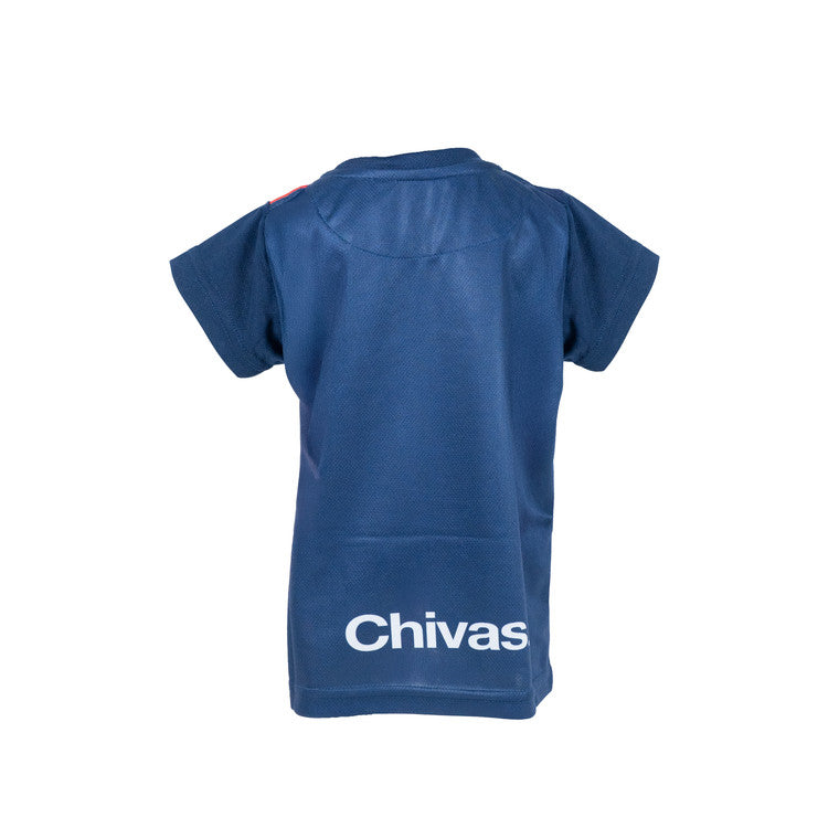 Playera Bebe Chiva Niño Mangas Azules