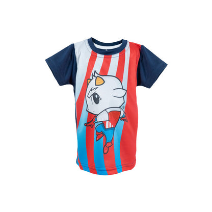 Playera Bebe Chiva Niño Mangas Azules