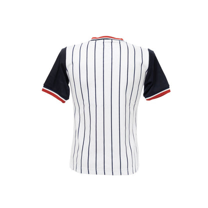 Playera Rayas Cuello V Cardigan Bordado Chivas