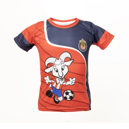 Playera Bicolor Chivito Retro Para Bebé