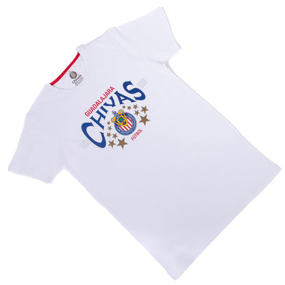 Playera Blanca Gdl Chivas