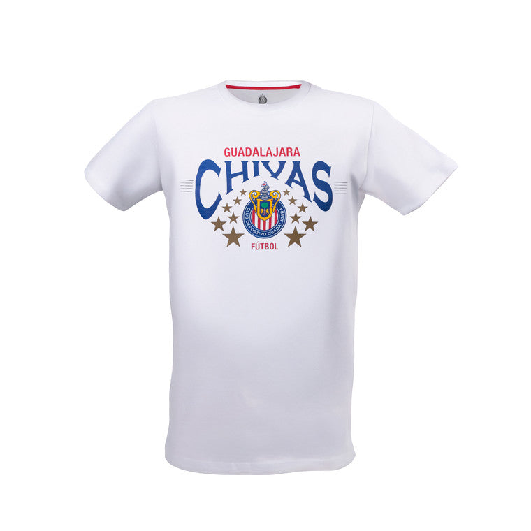 Playera Blanca Gdl Chivas