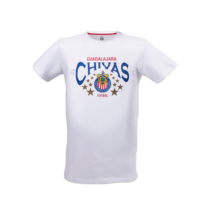 Playera Blanca Gdl Chivas