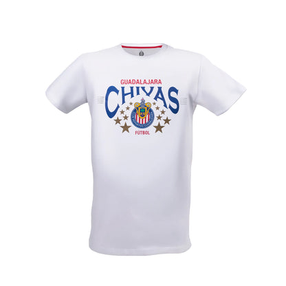 Playera Blanca Gdl Chivas