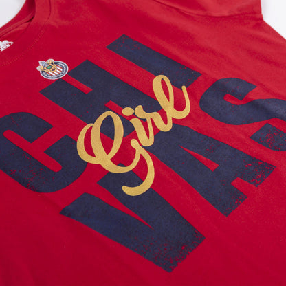Playera Roja Para Mujer Chivas Girls