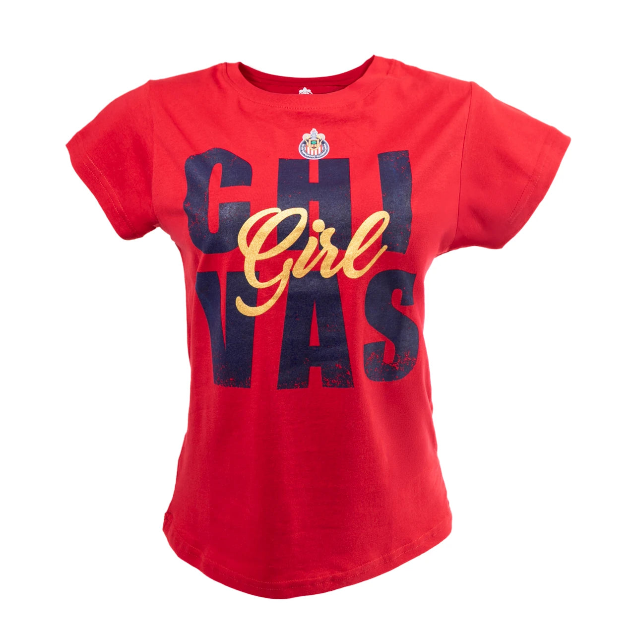 Playera Roja Para Mujer Chivas Girls