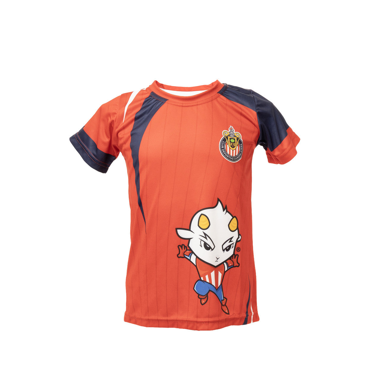 Playera Roja Con Azul Chivito Acción