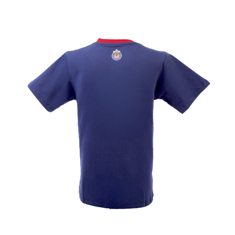 Playera Bebés Blanca Chivito Mangas Rojas