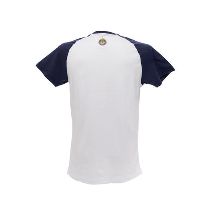 Playera Combinada Blanco Y Azul 1906 Fut Chivas