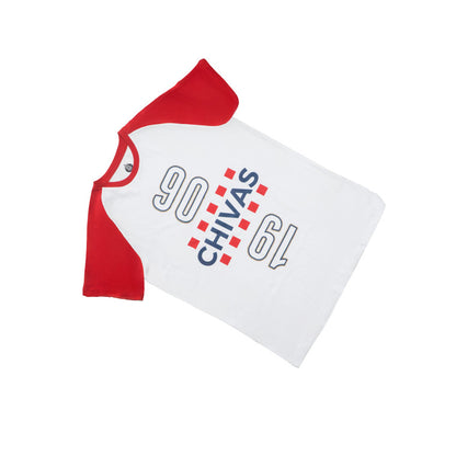 Playera Combinada Roji Blanco 1906 Chivas
