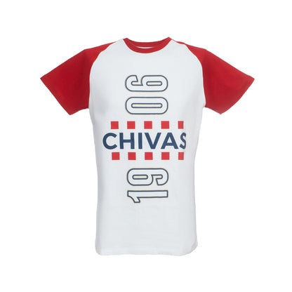 Playera Combinada Roji Blanco 1906 Chivas
