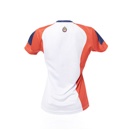Playera Para Dama Blanca Con Rojo I Love Chivas