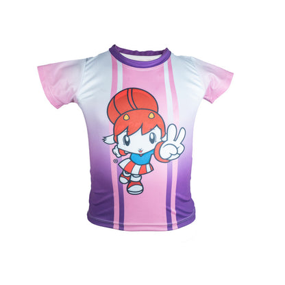 Playera Bebés Morada Degradada Chivita