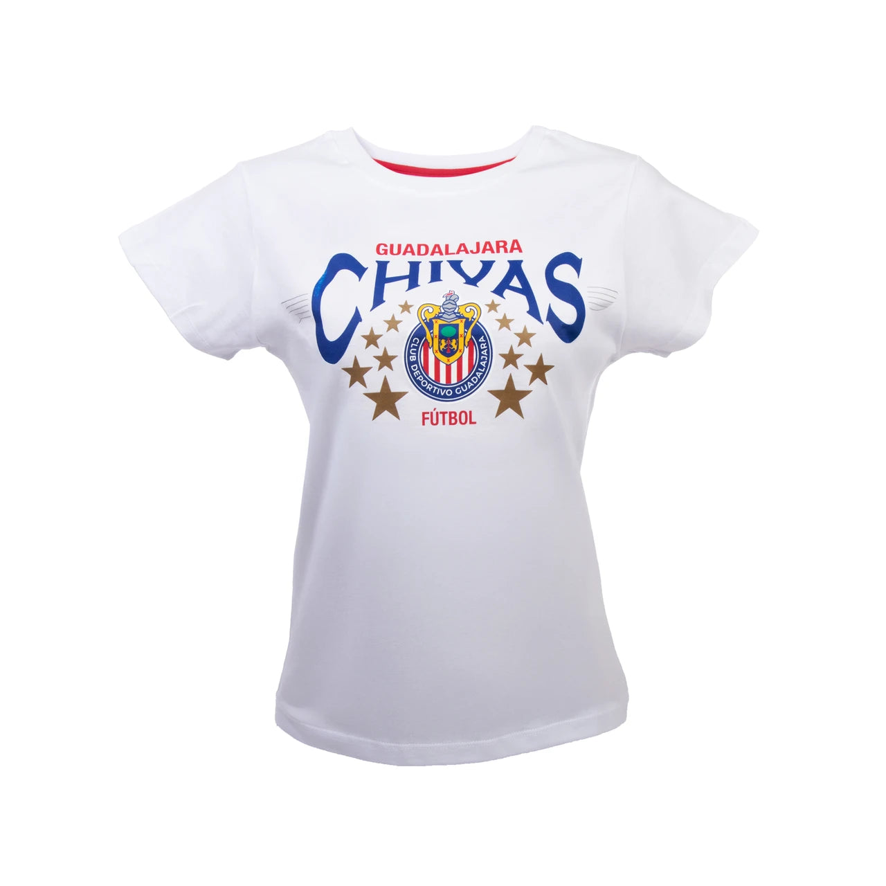 Playera Blanca Para Mujer Gdl Chivas