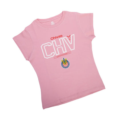 Playera Rosa Para Mujer Chv
