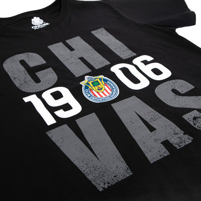 Playera Negra Chivas 1906