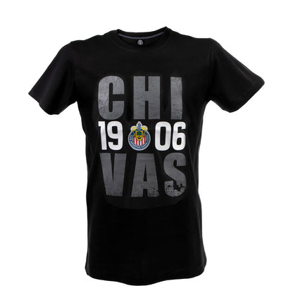 Playera Negra Chivas 1906
