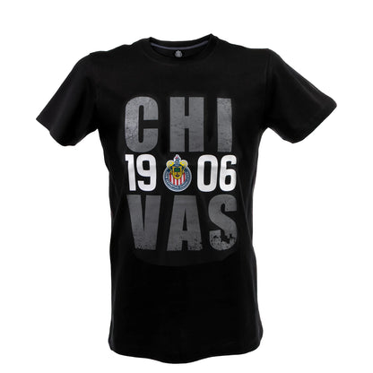 Playera Negra Chivas 1906